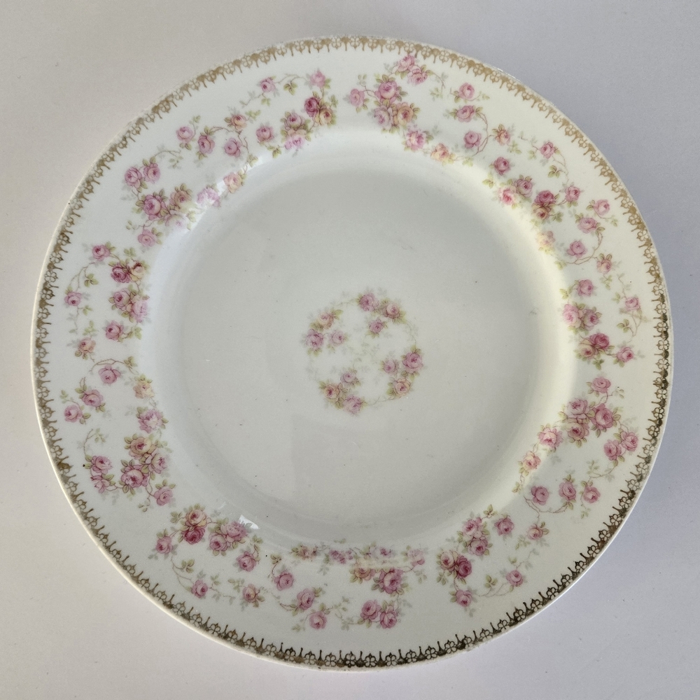 Floral Plate Vtg